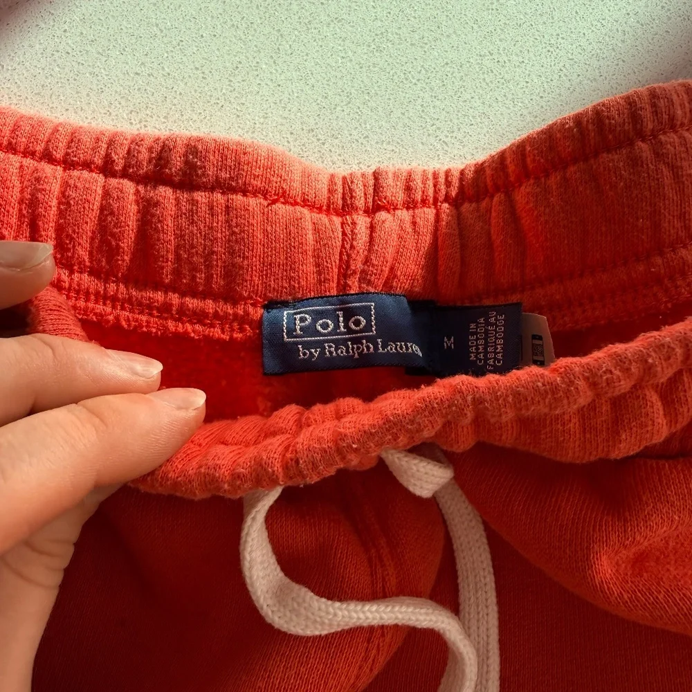 Polo Ralph Lauren Coral/Light Red Color Sweatpants Mens/Womens Size M - Picture 6 of 14